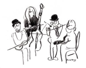 Musicians at the Victorian Festival by Janel Bragg