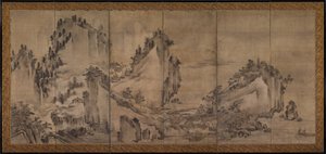 Landscape by Japan, Muromachi period
