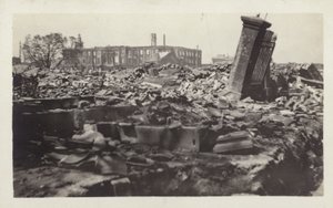 Aftermath of the Great Kanto Earthquake, Japan, 1923