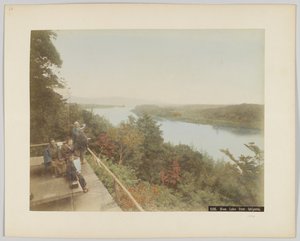 Biwa Lake from Ishiyama, Shiga Prefecture, Japan
