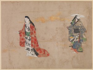 Beauties and Young Gallants by Japanese School