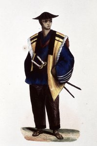 Japanese officer, 1860 by Japanese School