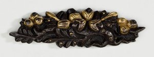 Menuki, or Grip Ornament, in the Form of a Floral Arrangement by Japanese School