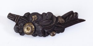 Menuki, or Grip Ornament, in the Shape of a Floral Arrangement