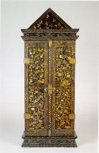 Namban Christian Portable Shrine, Designed to Contain a Religious Statuette