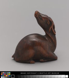 Netsuke modeled as deer