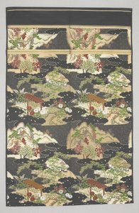 Obi Fragment by Japanese School