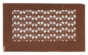 Paper stencil (katagami), late 19th century by Japanese School