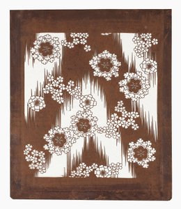 Paper stencil (katagami), late 19th century by Japanese School