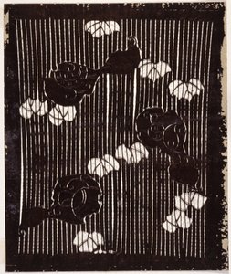 Stencil: Gourds and Leaves by Japanese School