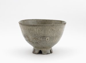 Tea bowl in mishima style, Edo period, early 17th century by Japanese School