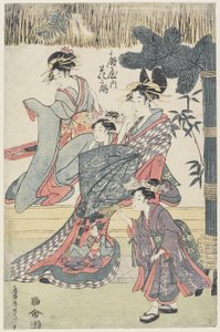 The Prostitute Hanagi of the Ogiya House, c.1796-97