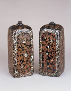 Two rare large square tokkuri, Momoyama Period, late 16th century