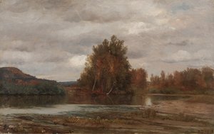 Gray Day on the Esopus by Jasper F. Cropsey
