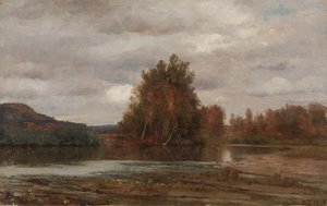 Gray Day on the Esopus by Jasper Francis Cropsey