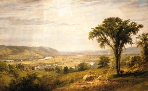 Wyoming Valley, Pennsylvania by Jasper Francis Cropsey
