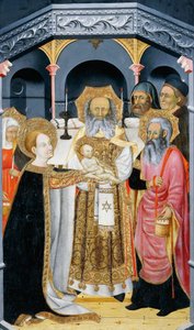 Presentation of Jesus at the Temple, altarpiece from Verdu by Jaume Ferrer