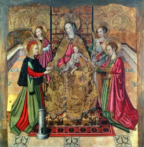 The Virgin and Child with St. Ines and St. Barbara