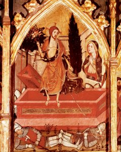 Altarpiece of the Virgin: (detail) of the Resurrection
