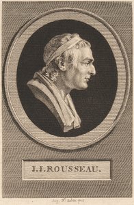 Jean-Jacques Rousseau by Jean-Antoine Houdon