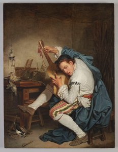 Guitarist by Jean-Baptiste Greuze