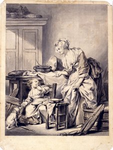 The Motherly Reprimand by Jean-Baptiste Greuze
