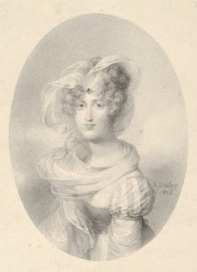 Portrait of Madame Ditte-Harmite by Jean-Baptiste Isabey