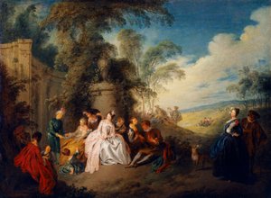 Fete Champetre by Jean Baptiste Joseph Pater