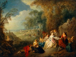 Fete Champetre by Jean Baptiste Joseph Pater