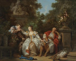 The Secret Lover by Jean-Baptiste Le Prince