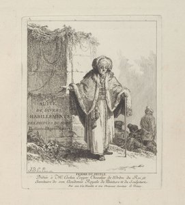 Woman of the People, plate one from Divers Habillements des Peuples du Nord by Jean-Baptiste Le Prince