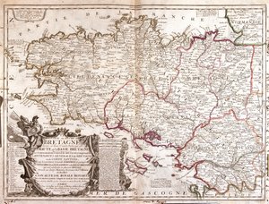 Brittany, east Pays-de-la-Loire, France by Jean Baptiste Nolin
