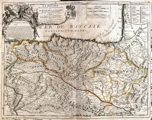 Cantabria, Basque Country, Navarre, La Rioja, Castile and León, Spain by Jean Baptiste Nolin