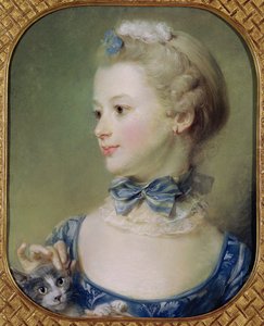 Young Girl with a Cat