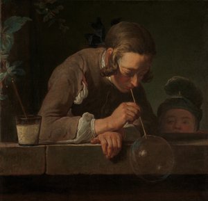Soap Bubbles by Jean Baptiste Simeon Chardin