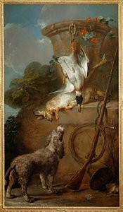 The Spaniel by Jean-Baptiste Simeon Chardin