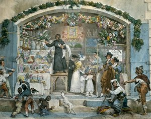 Befana in Rome by Jean Baptiste Thomas