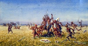 The Prince Imperial is Killed in Zululand by Jean Charles Pellerin