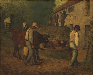 Bringing Home the Calf Born in the Fields
