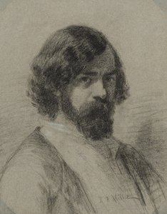 Portrait of Narcisse Virgile Diaz de la Peña by Jean-Francois Millet