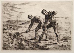 The Diggers by Jean-Francois Millet