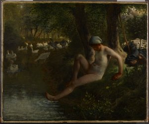 The Goose Girl by Jean-Francois Millet