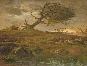 The Gust of Wind by Jean Francois Millet
