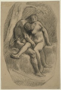 The Lovers by Jean-Francois Millet