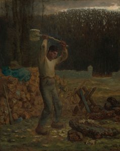 The Woodchopper by Jean-Francois Millet