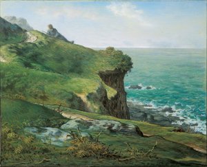 Cliffs of Gréville by Jean Francois Millet