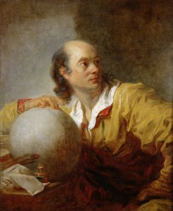 Joseph-Jerome Lefrancois Lalande by Jean Honore Fragonard