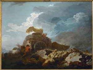 Thunderstorm, or the cart stuck in the mud