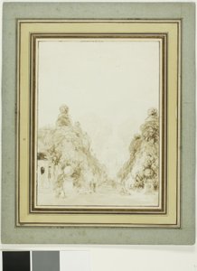 View of the Park in Saint-Cloud by Jean-Honore Fragonard