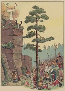 Druids Celebrating a Festival at the Maennelstein, Alsace